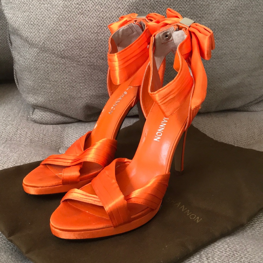 Orange Michael Shannon Heels